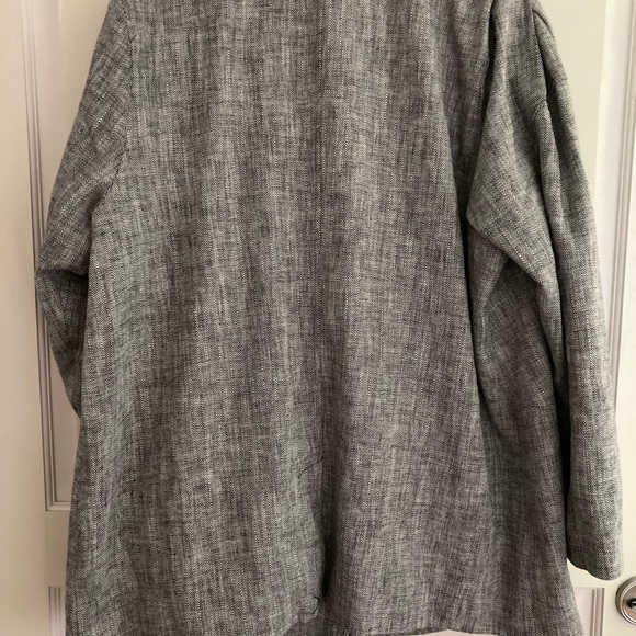 Rachel Comey Versatile Lined Chevron Oversized Tweed Blazer - Picture 5 of 11